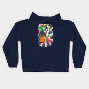 Ringtail Lemur Magic Forest Kids Hoodie